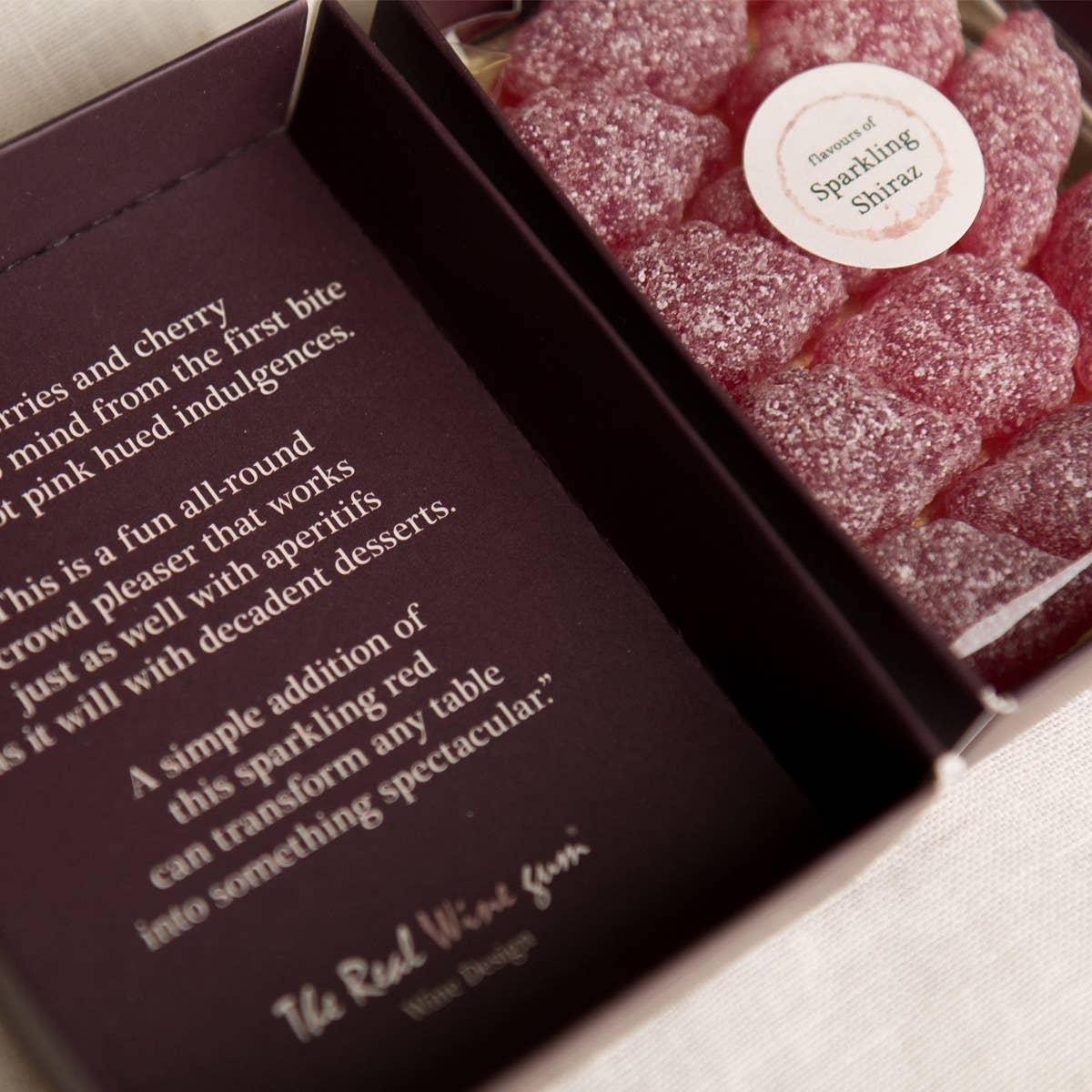 Sparkling Shiraz Wein-Gummibärchen Gummibärchen