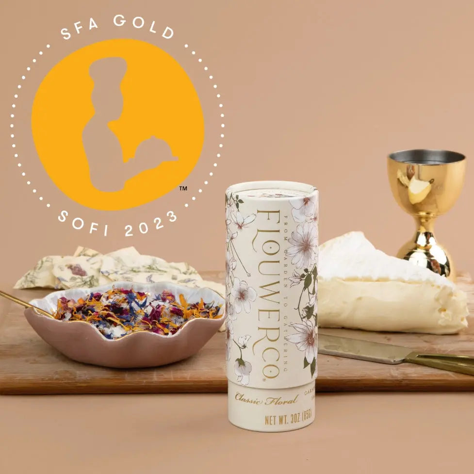 Klassisches Blumen-Garniersalz Salz