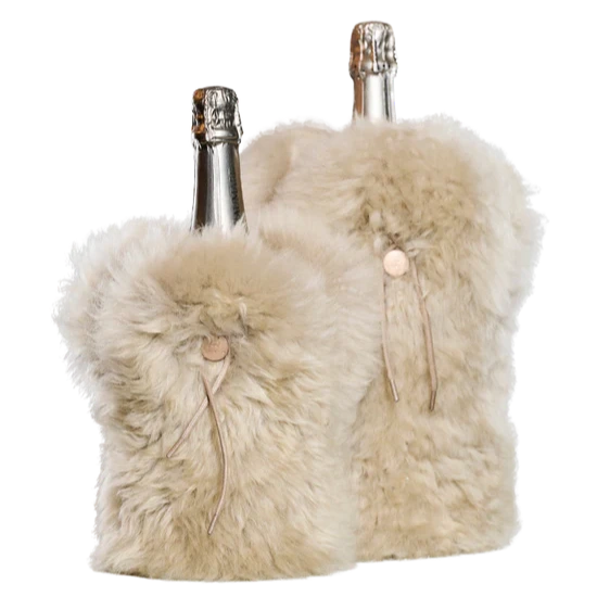 Magnum Flaschenkühler aus Schaffell Kühler