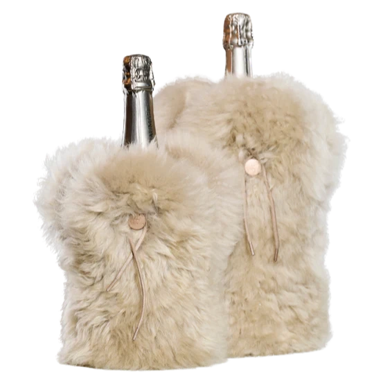 Champagnerkühler - Schaffell Kühler