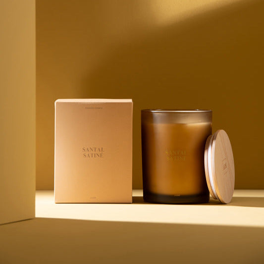Duftkerze Santal Satiné – Sandelholz für die Seele Duftkerze
