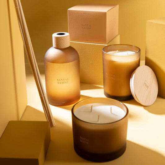 Duftkerze Santal Satiné – Sandelholz für die Seele Duftkerze