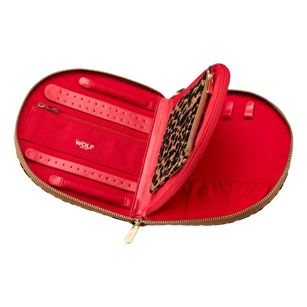 Savanna Leopard Print Jewelry Portfolio Schmuckbox