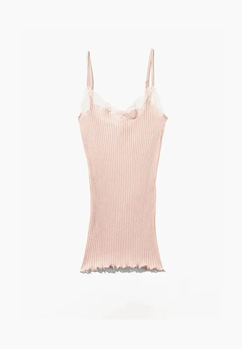 Maude Privé Spaghetti Top - blush Top