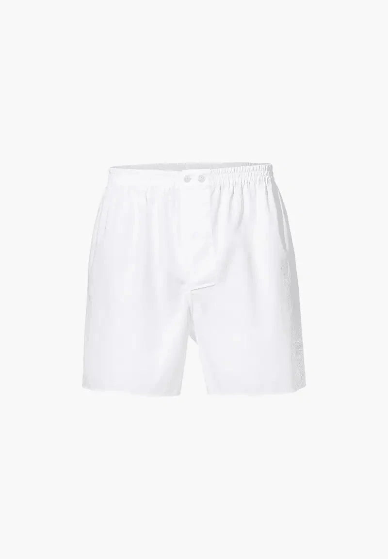 Woven Nightwear Boxer Shorts - Weiss Boxer Shorts