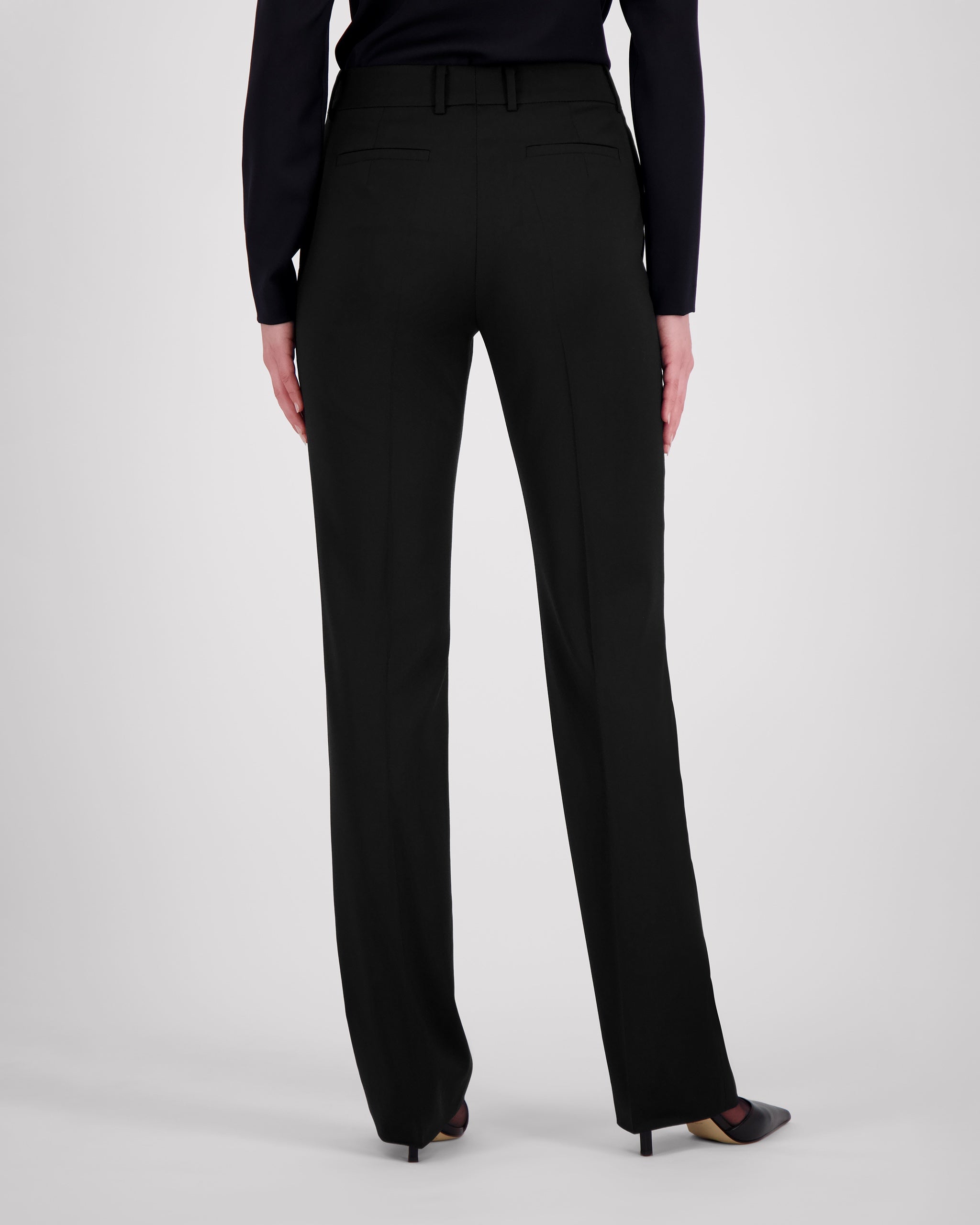 Elegante Hose aus reiner Merinowolle in Schwarz elegante-hose-aus-reiner-merinowolle-in-schwarz-back