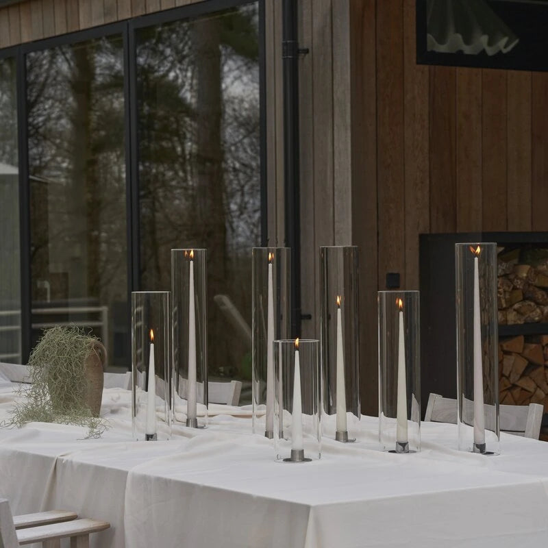 Kerzenhalter Silber Matt Medium Kerzenhalter