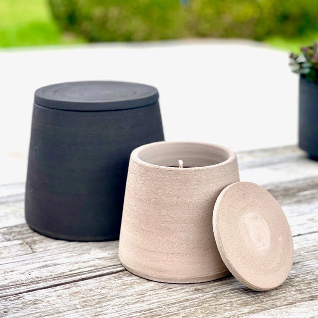 TERRACOTTA Grande - Premium Outdoor Duftkerze Duftkerze