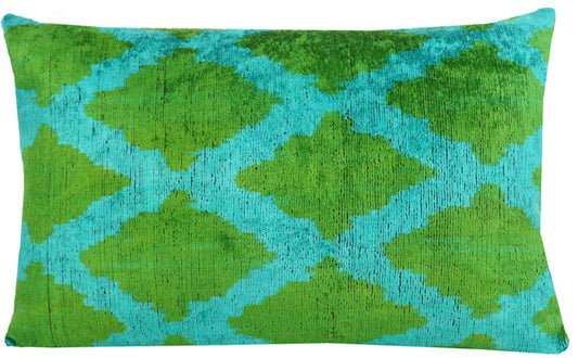 Kissen aqua-blau-grün
