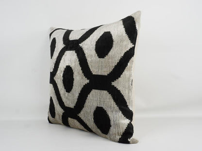 Kissen offwhite-schwarz
