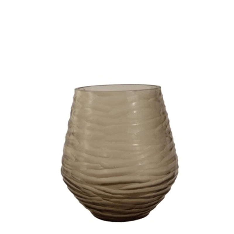 Ripple Wave Vase Light Smoke Vase