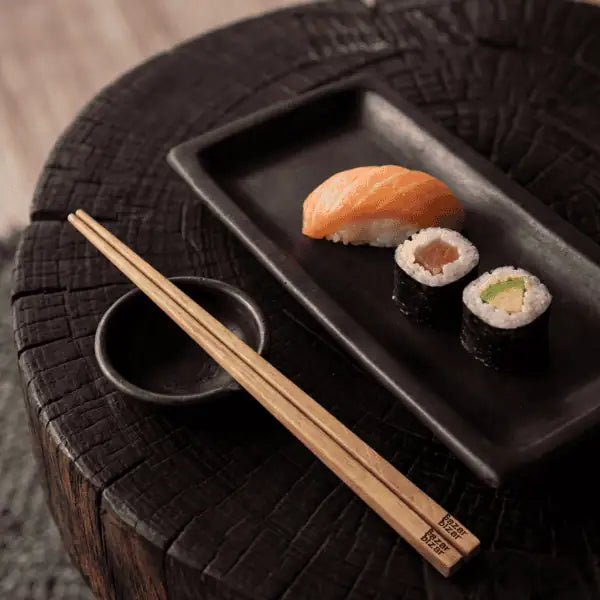 Die gebrannte Sushi-Platte - Schwarz Eterna Concept Store
