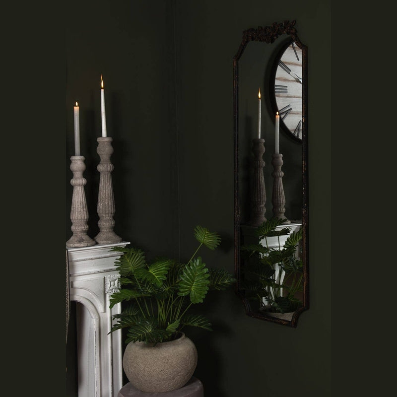 Standspiegel - Grosser Eisenrahmen Spiegel Beige Spiegel