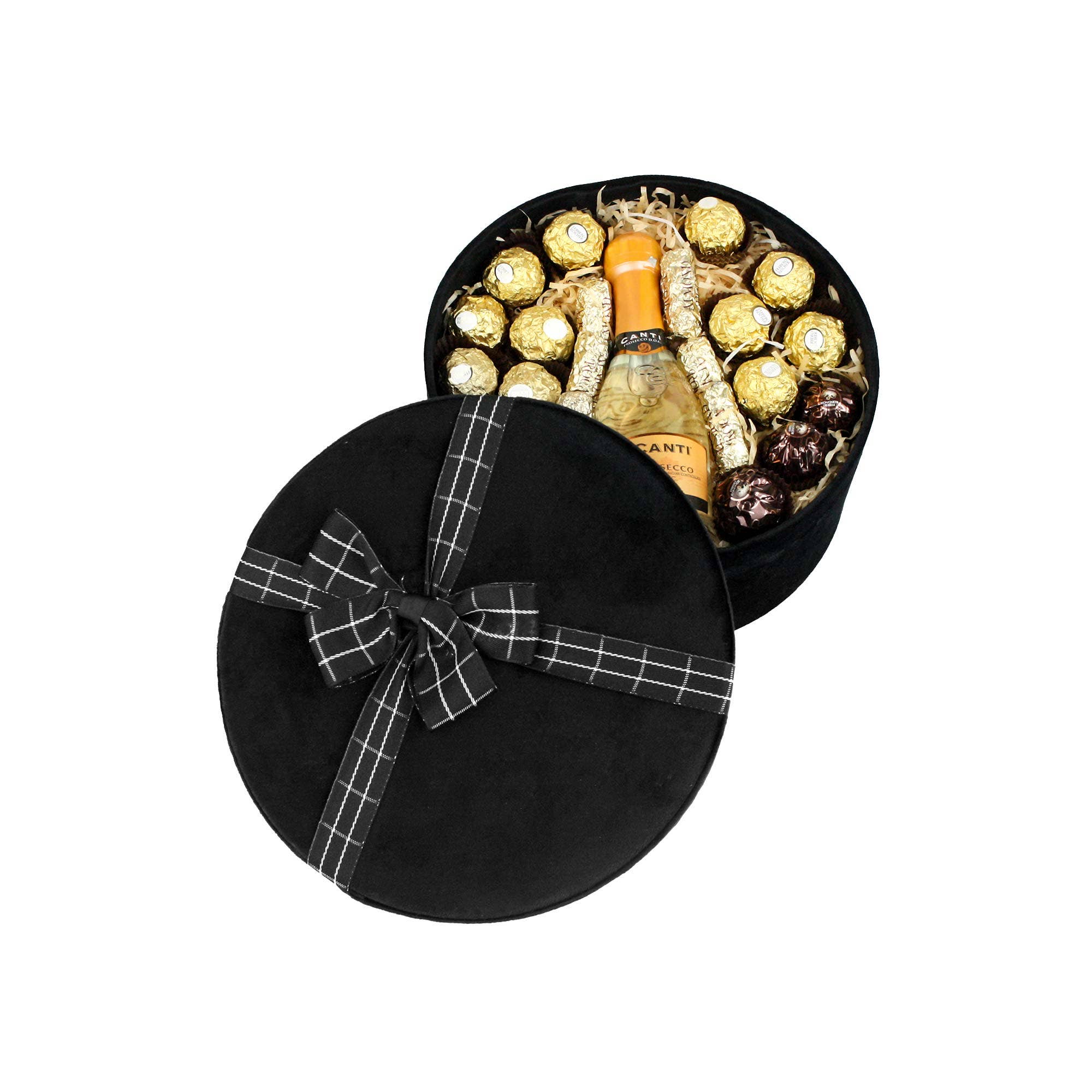 Samt-Geschenkbox Schwarz Geschenkbox