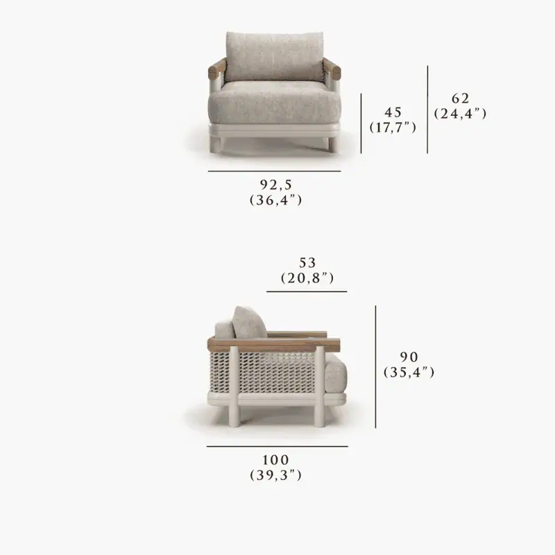 ALVO - Sessel Outdoor Sofa