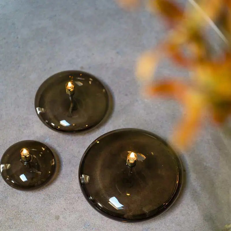 Disc Champagne Brass Öllampe