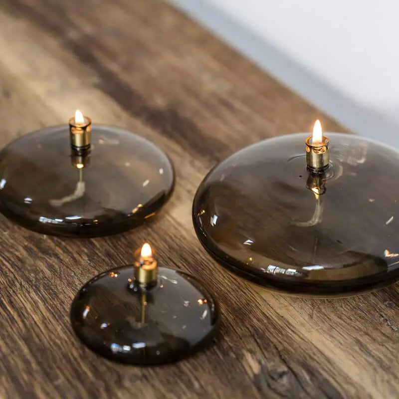 Disc Champagne Brass Öllampe