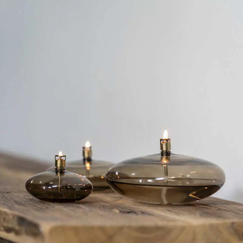 Disc Champagne Brass Öllampe