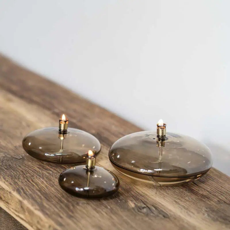 Disc Champagne Brass Öllampe