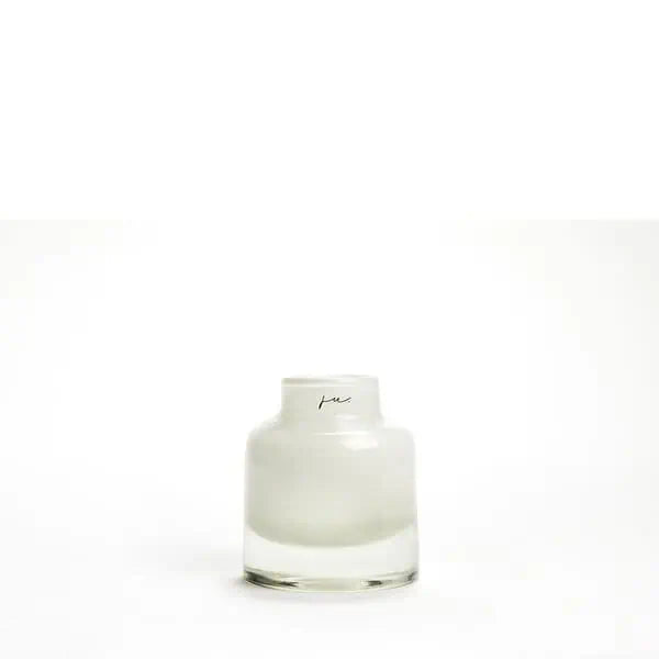 Fred Glasflasche S FRED-BOTTLE-LOW-WHITE