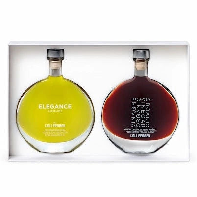 🎁 Geschenkbox: Essence by L’Oli Ferrer – Bio Extra Natives Olivenöl & Pedro Ximénez Bio-Essig GeschenkboxEssencebyL_OliFerrer