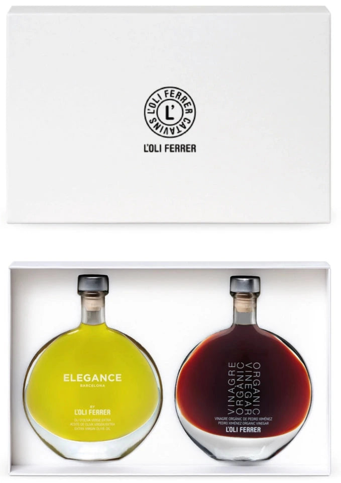 🎁 Geschenkbox: Essence by L’Oli Ferrer – Bio Extra Natives Olivenöl & Pedro Ximénez Bio-Essig Geschenkbox_EssencebyL_OliFerrer