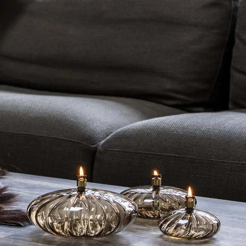 Disc Elegant Champagne Brass Öllampe