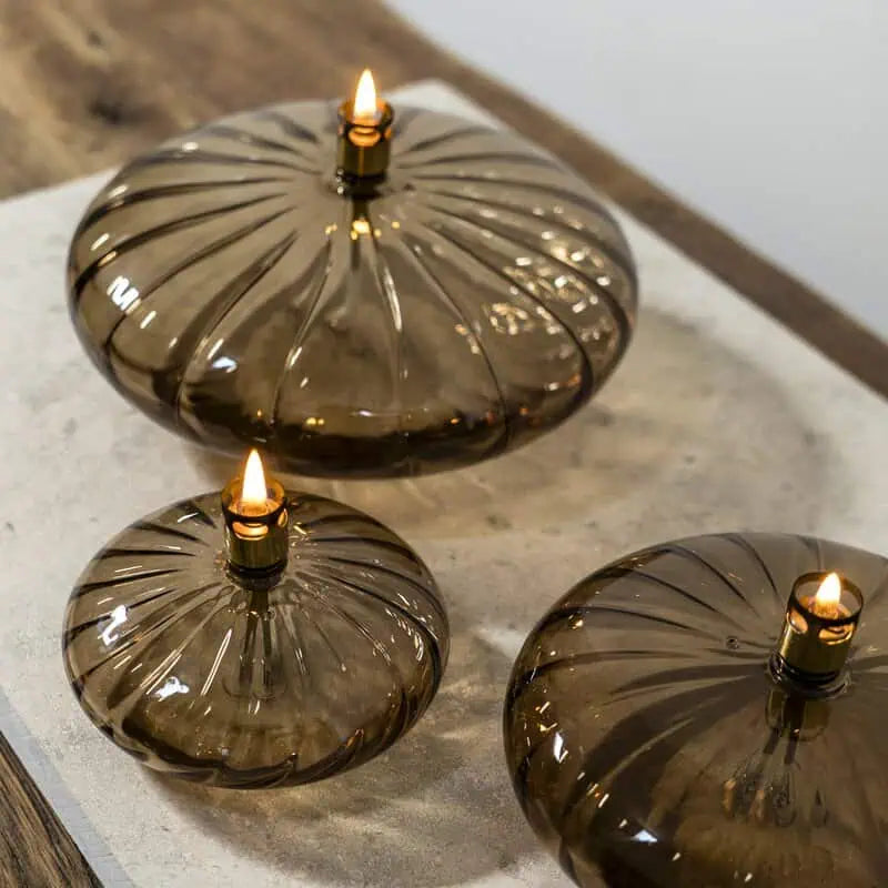 Disc Elegant Champagne Brass Öllampe
