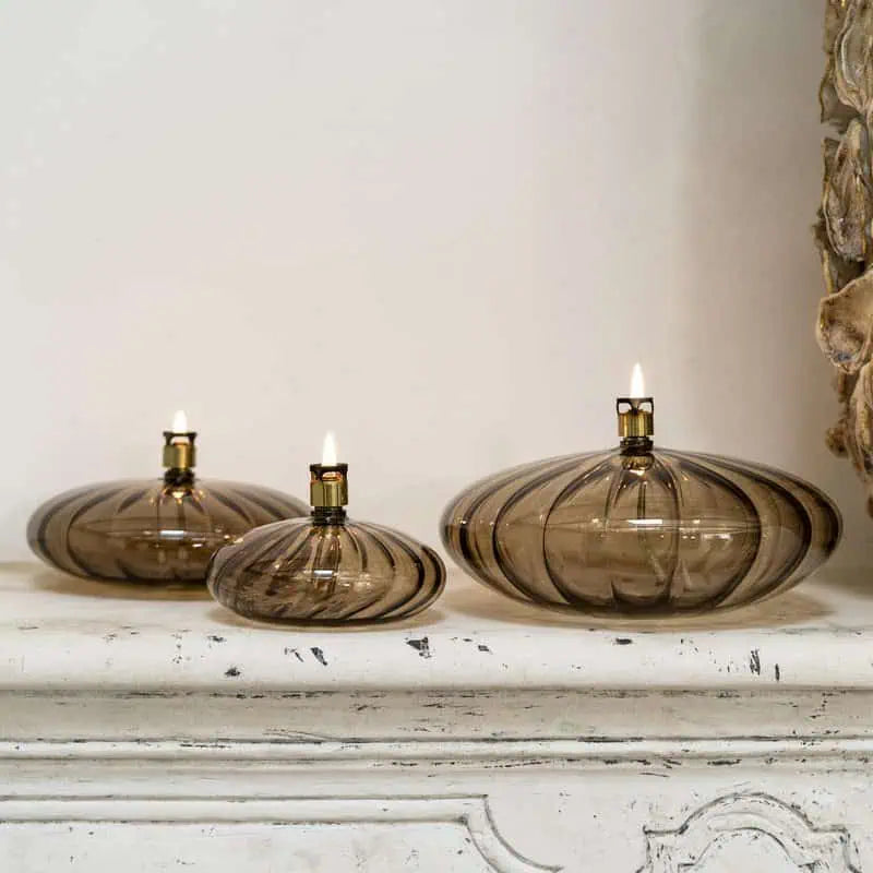 Disc Elegant Champagne Brass Öllampe