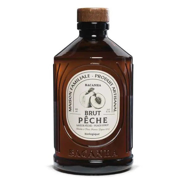 Roh-Pfirsichsirup - Bio - 400 ml (13,5 fl. oz.) Eterna Concept Store