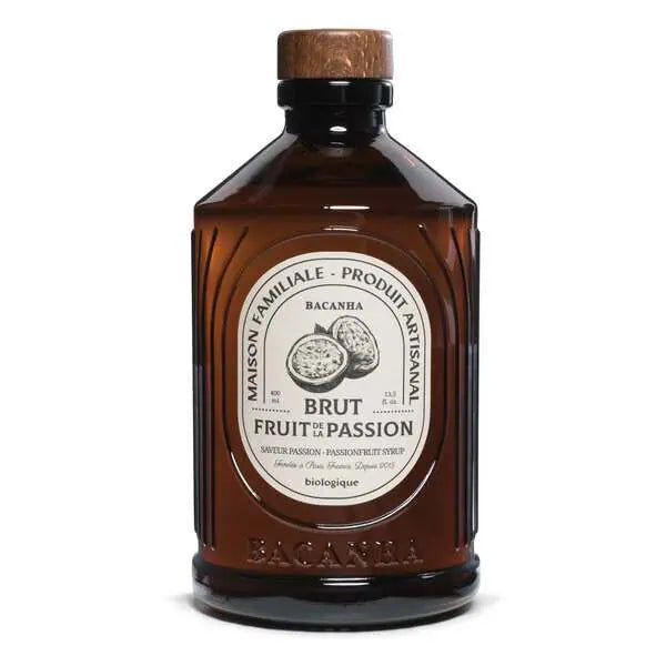 Rohes Passionsfruchtsirup - Bio - 400 ml - 13,5 fl. oz. Eterna Concept Store