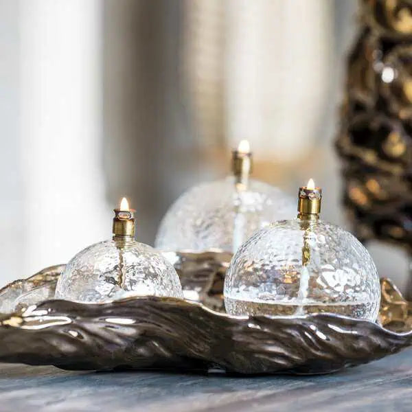 Round Hammered brass Eterna Concept Store