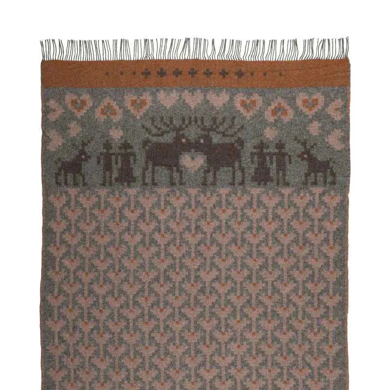 Schwedische Merino Wolldecke Decke