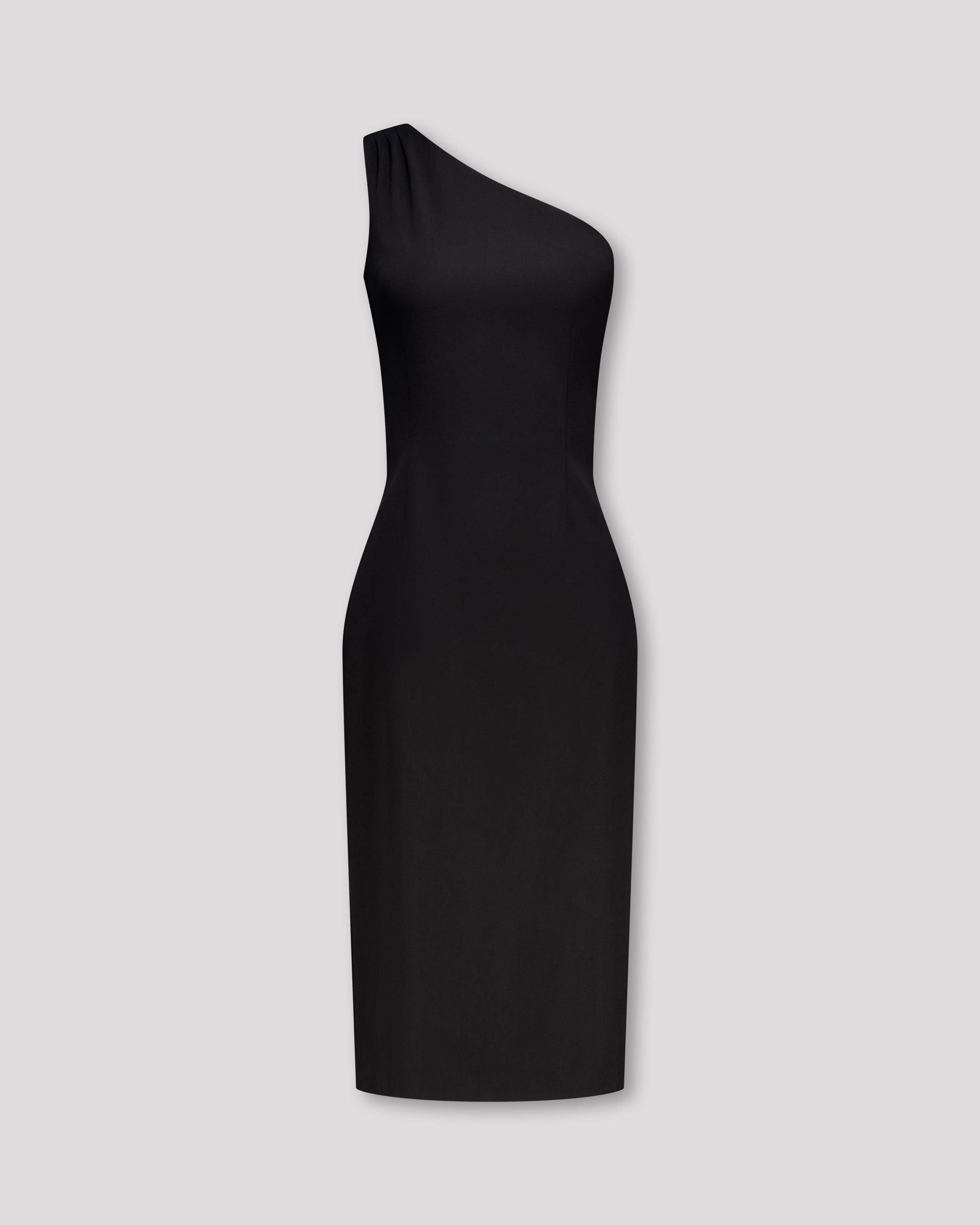 Asymmetrisches Kleid aus Tencel asymmetrisches-kleid-aus-tencel