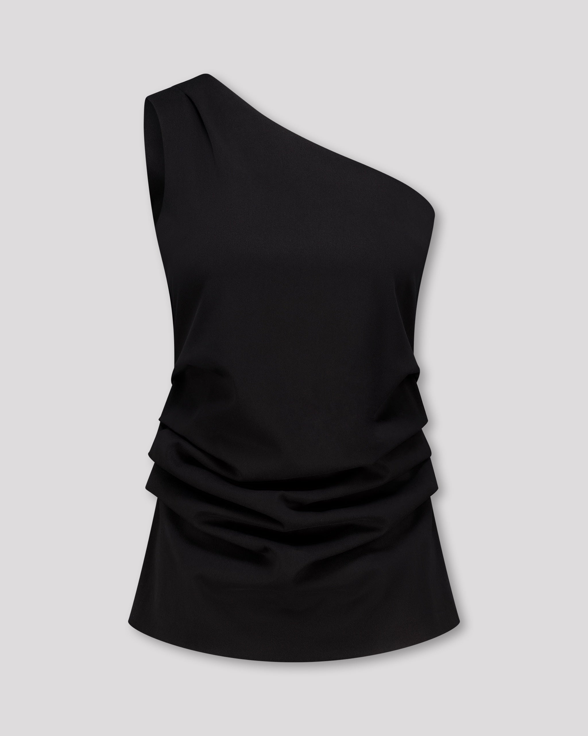 Asymmetrisches Top aus schwarzem Tencel asymmetrisches-top-aus-schwarzem-tencel