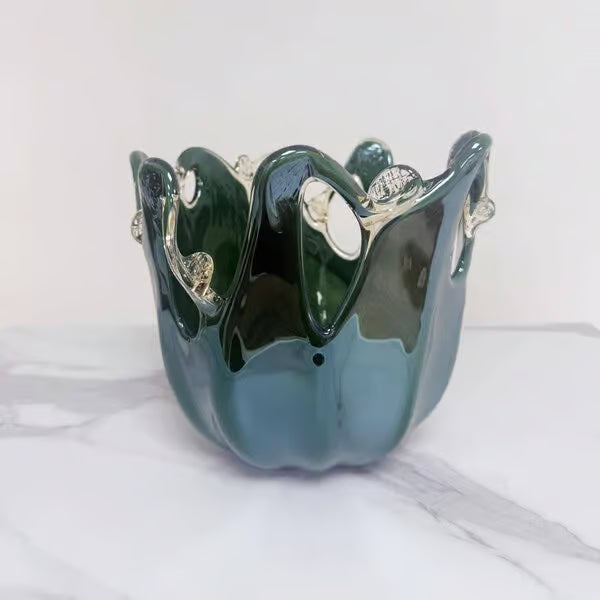Oktopus Vase British-Grün M Vase