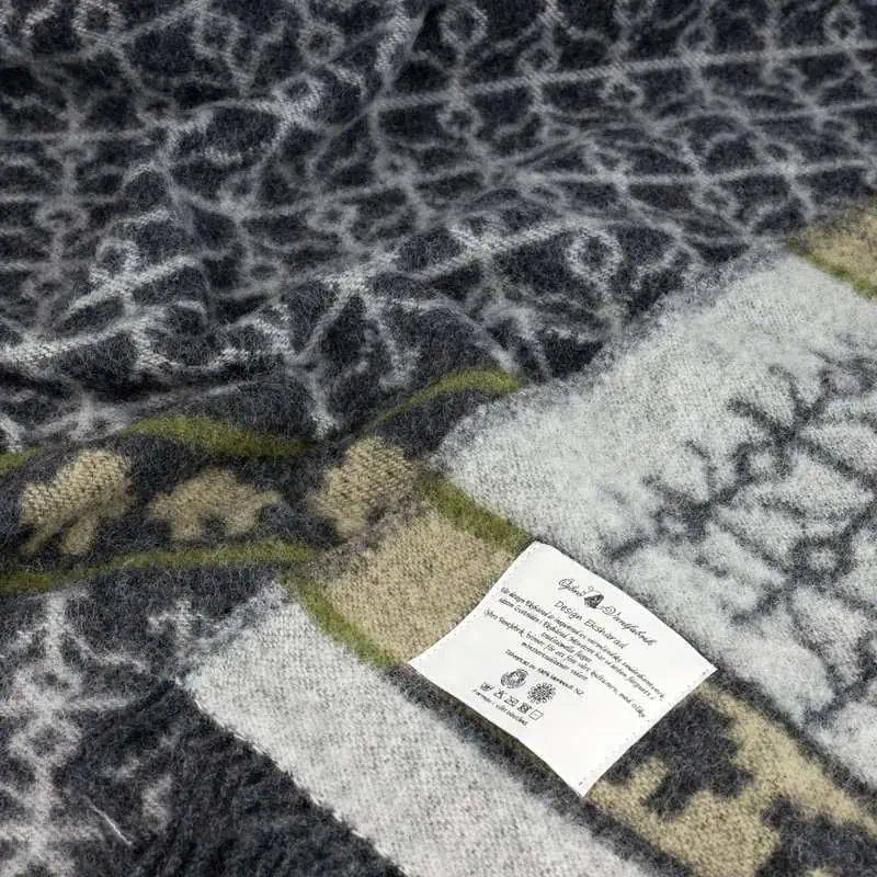 Schwedische Merino Wolldecke Decke