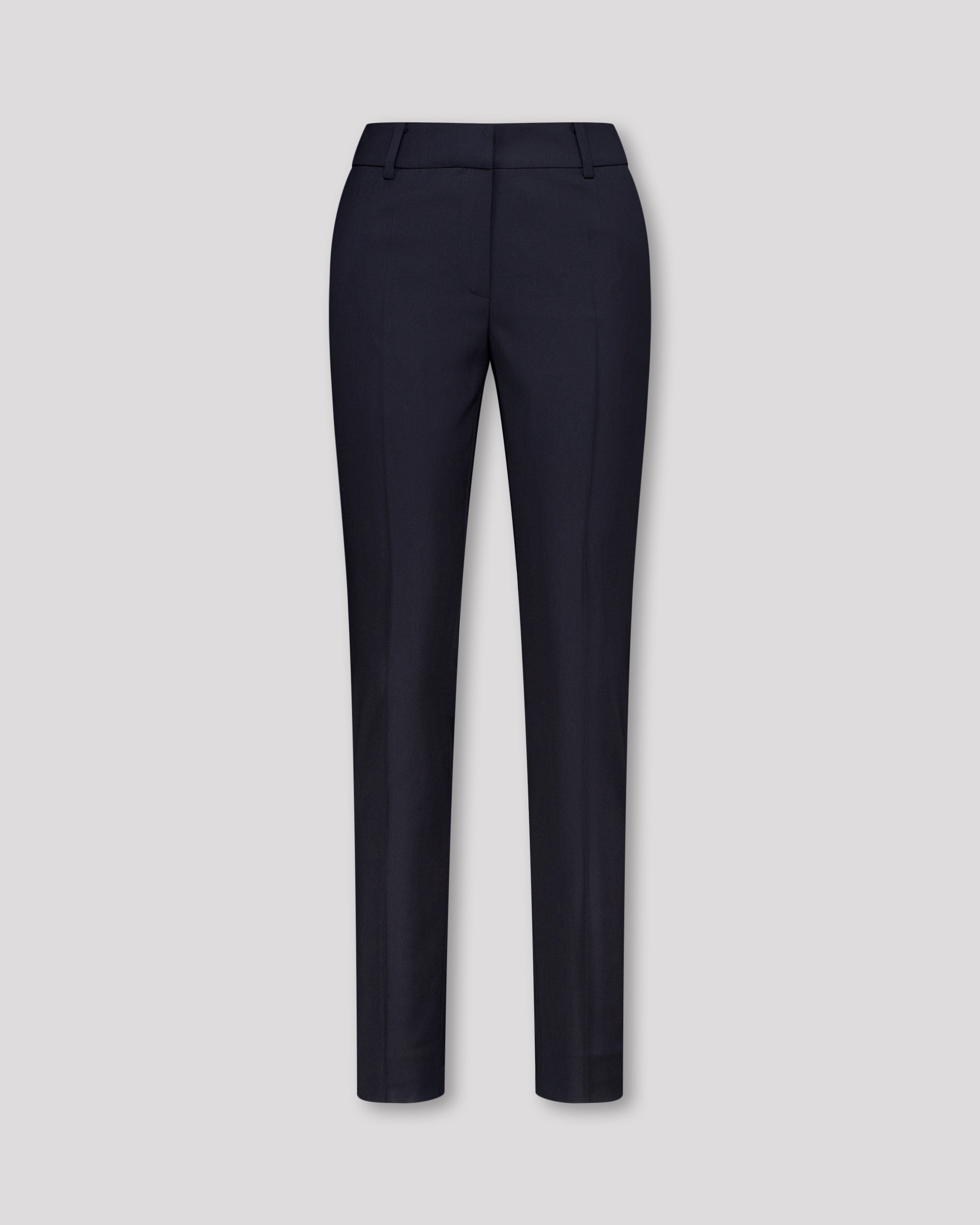 Knöchellange Hose aus reiner Merinowolle in Navy knochellange-hose-aus-reiner-merinowolle-in-navy